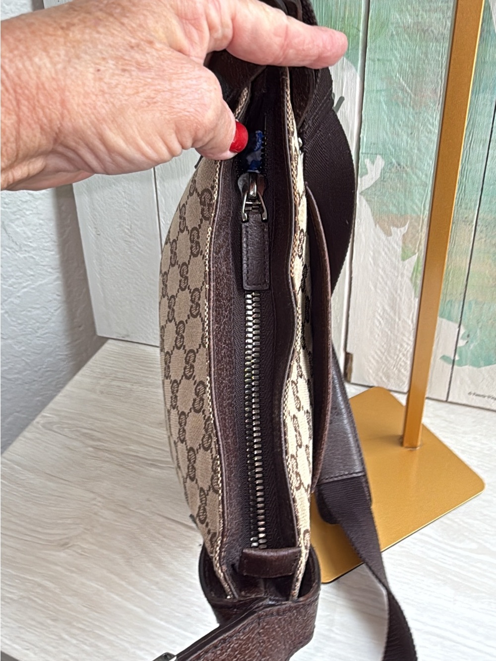 Gucci GG Canvas Messenger Crossbody 122793 467891 Entrupy Authenticated - Picture 8 of 11